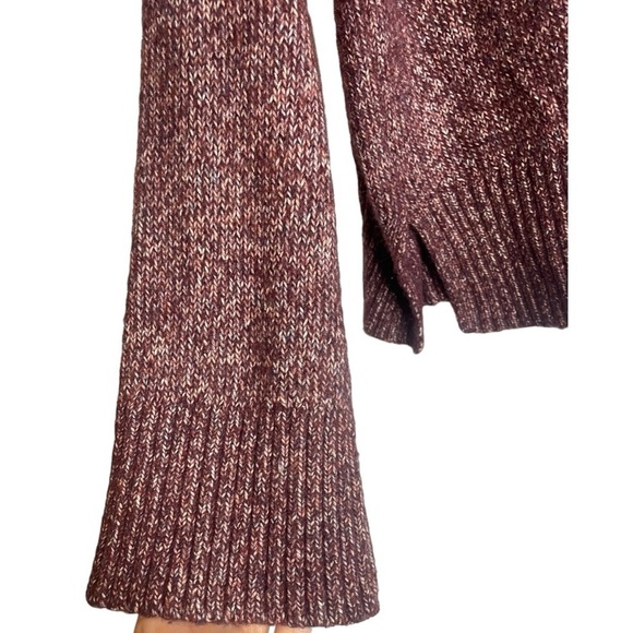 1. State Burgundy Mock Neck Sweater - Picture 3 of 4